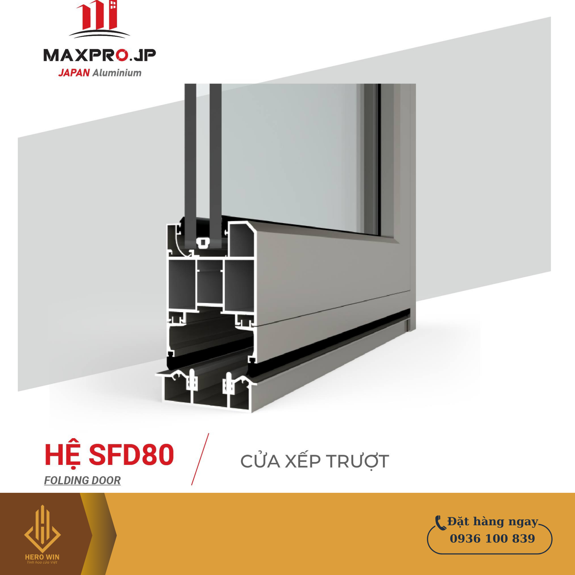 Nhôm Maxpro Aluminium Japan hệ 80